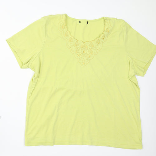 BM Womens Green   Basic T-Shirt Size XL