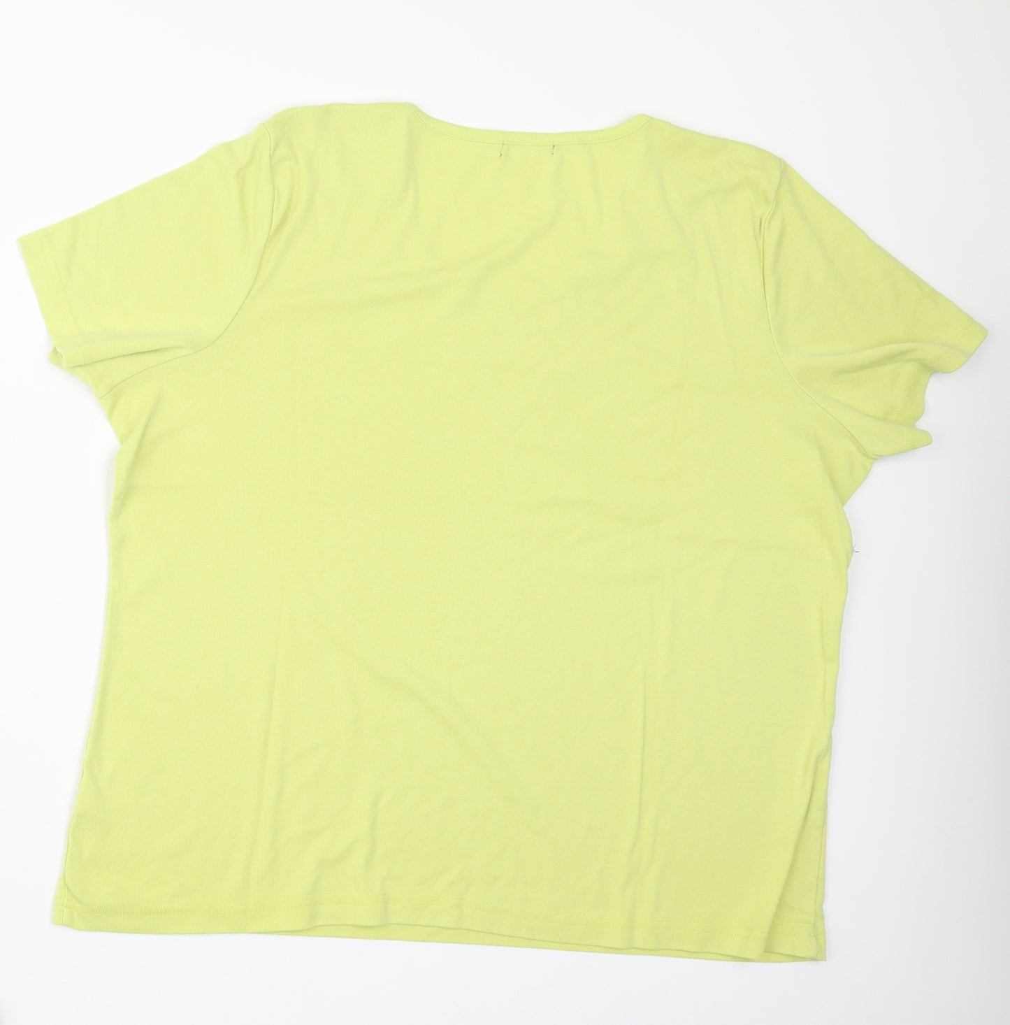 BM Womens Green   Basic T-Shirt Size XL