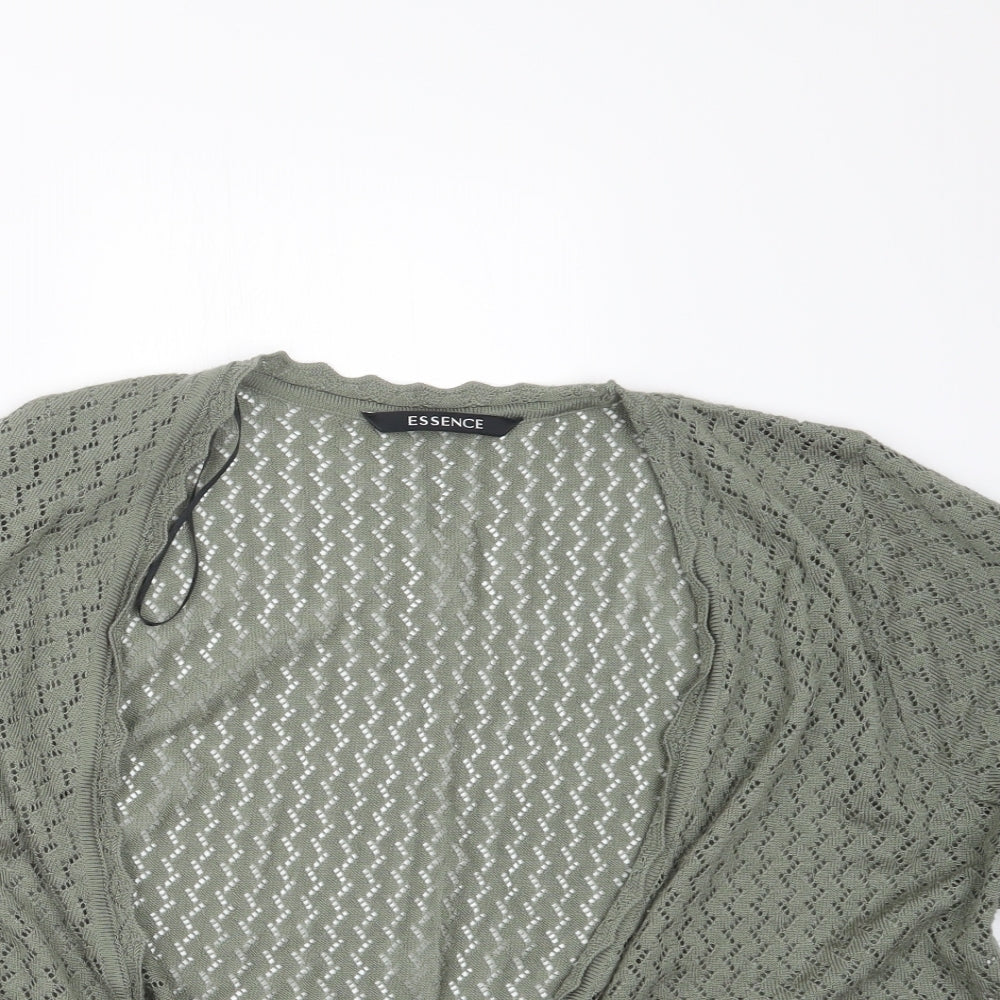 Evans Womens Green  Knit Cardigan Jumper Size 22