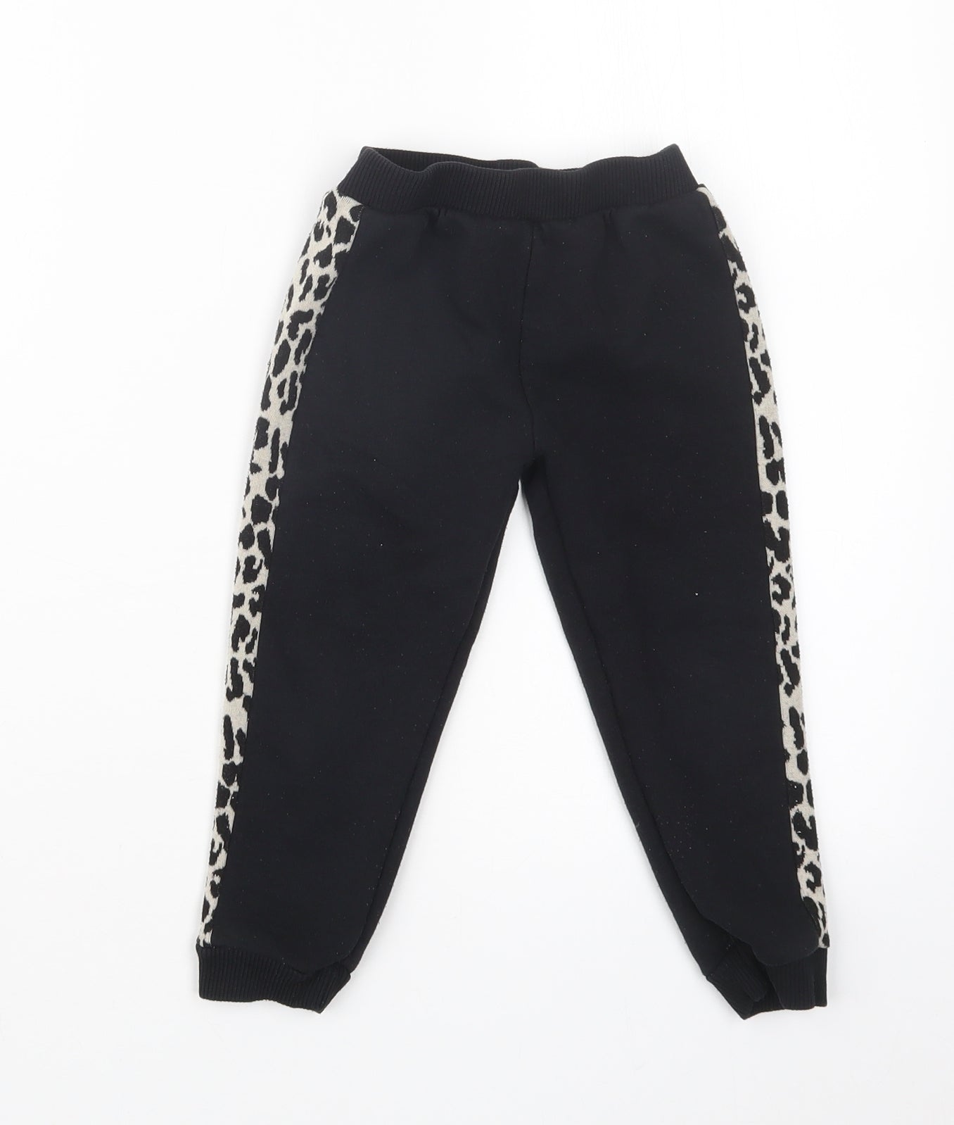 Matalan Girls Black   Jogger Trousers Size 2-3 Years