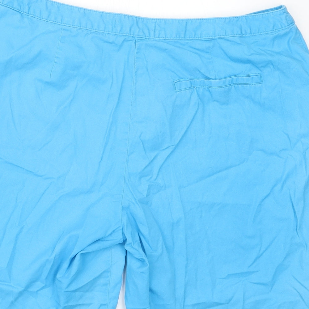 Marks and Spencer Womens Blue   Cargo Shorts Size 16