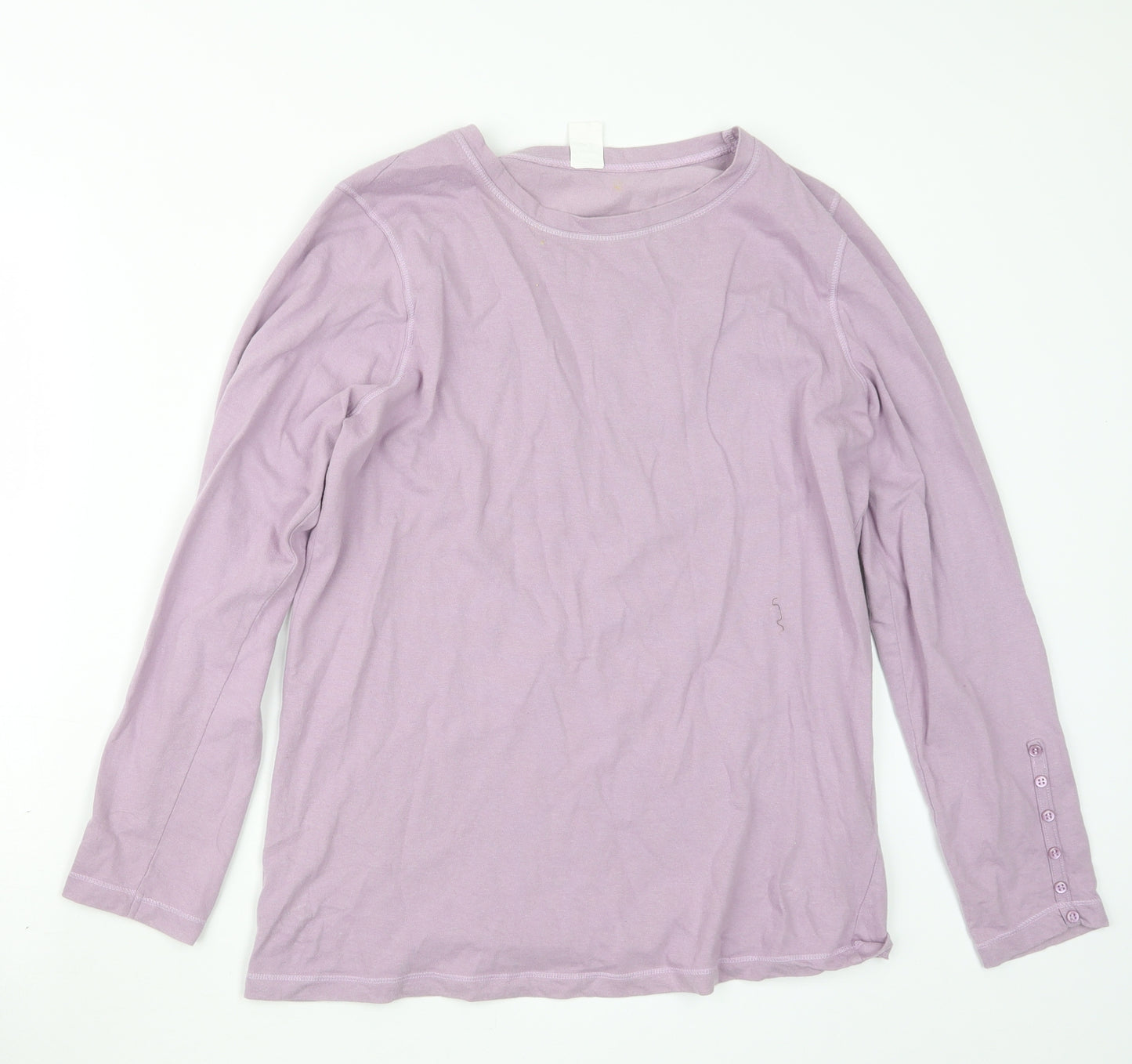 Preworn Womens Purple   Basic T-Shirt Size 12