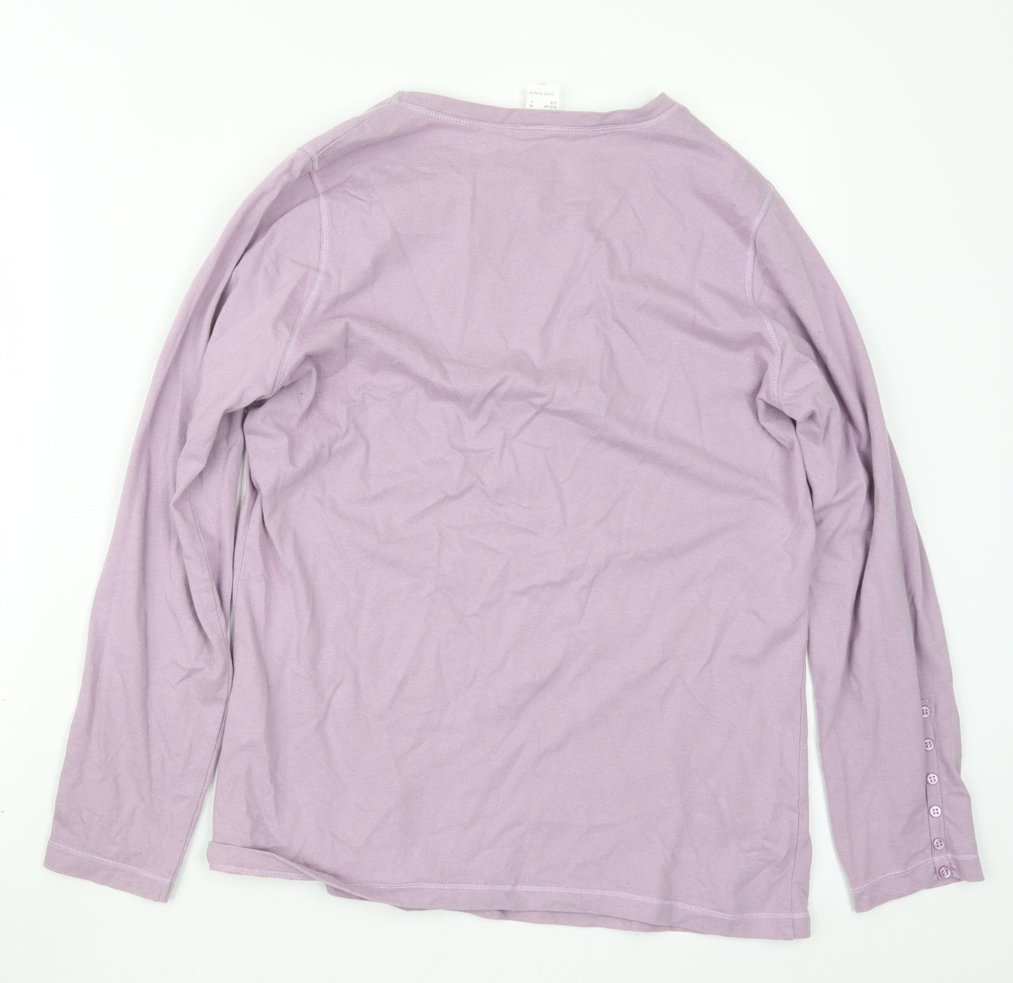 Preworn Womens Purple   Basic T-Shirt Size 12