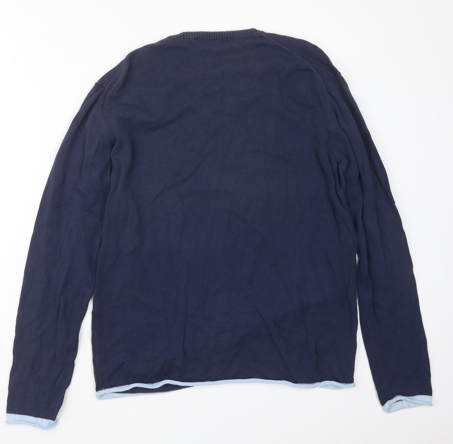Yves Saint Laurent Mens Blue  Knit Pullover Jumper Size S