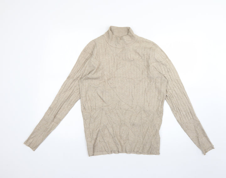 Marks and Spencer Womens Beige Pullover Jumper Size 10