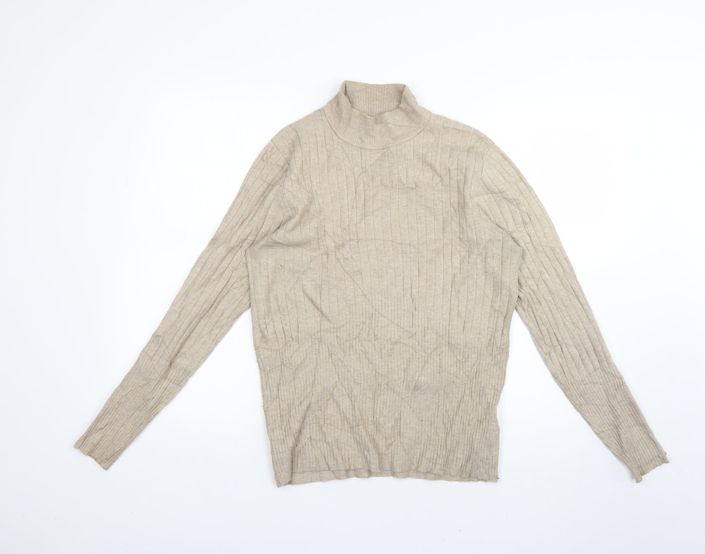 Marks and Spencer Womens Beige   Pullover Jumper Size 10