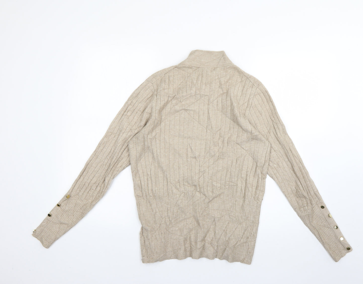 Marks and Spencer Womens Beige   Pullover Jumper Size 10