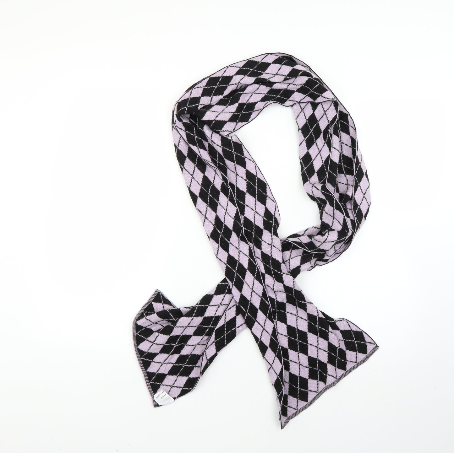 Preworn Womens Multicoloured Argyle/Diamond   Scarf