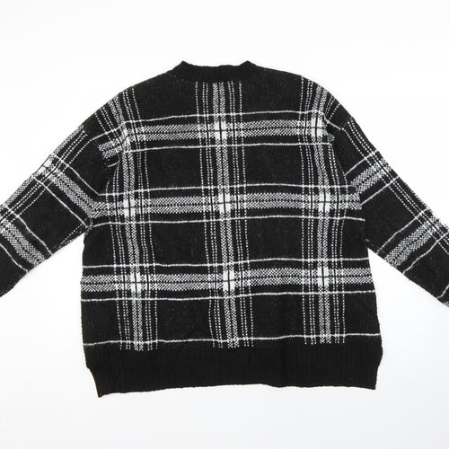 Marks and Spencer Womens Multicoloured Geometric  Pullover Jumper Size L