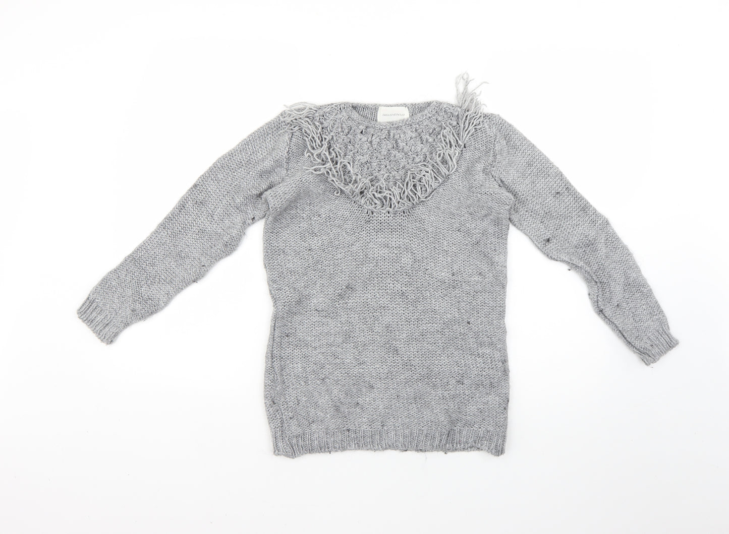 Zara Girls Pink   Pullover Jumper Size 8-9 Years