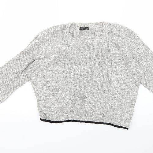 Topshop Womens Grey   Pullover Jumper Size 10
