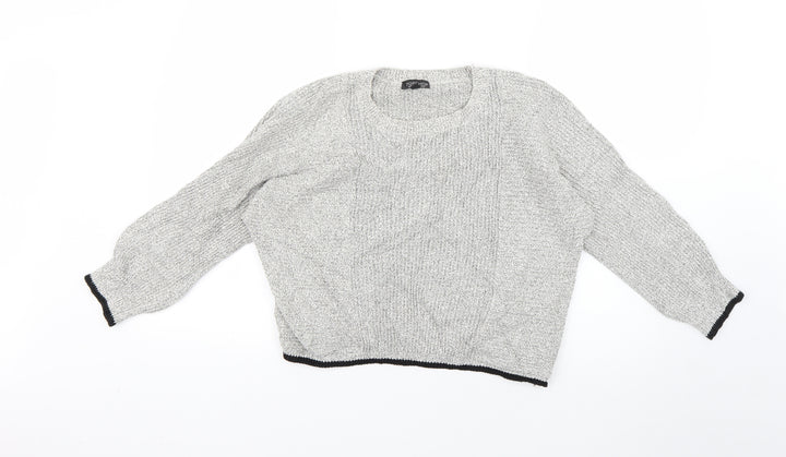 Topshop Womens Grey   Pullover Jumper Size 10