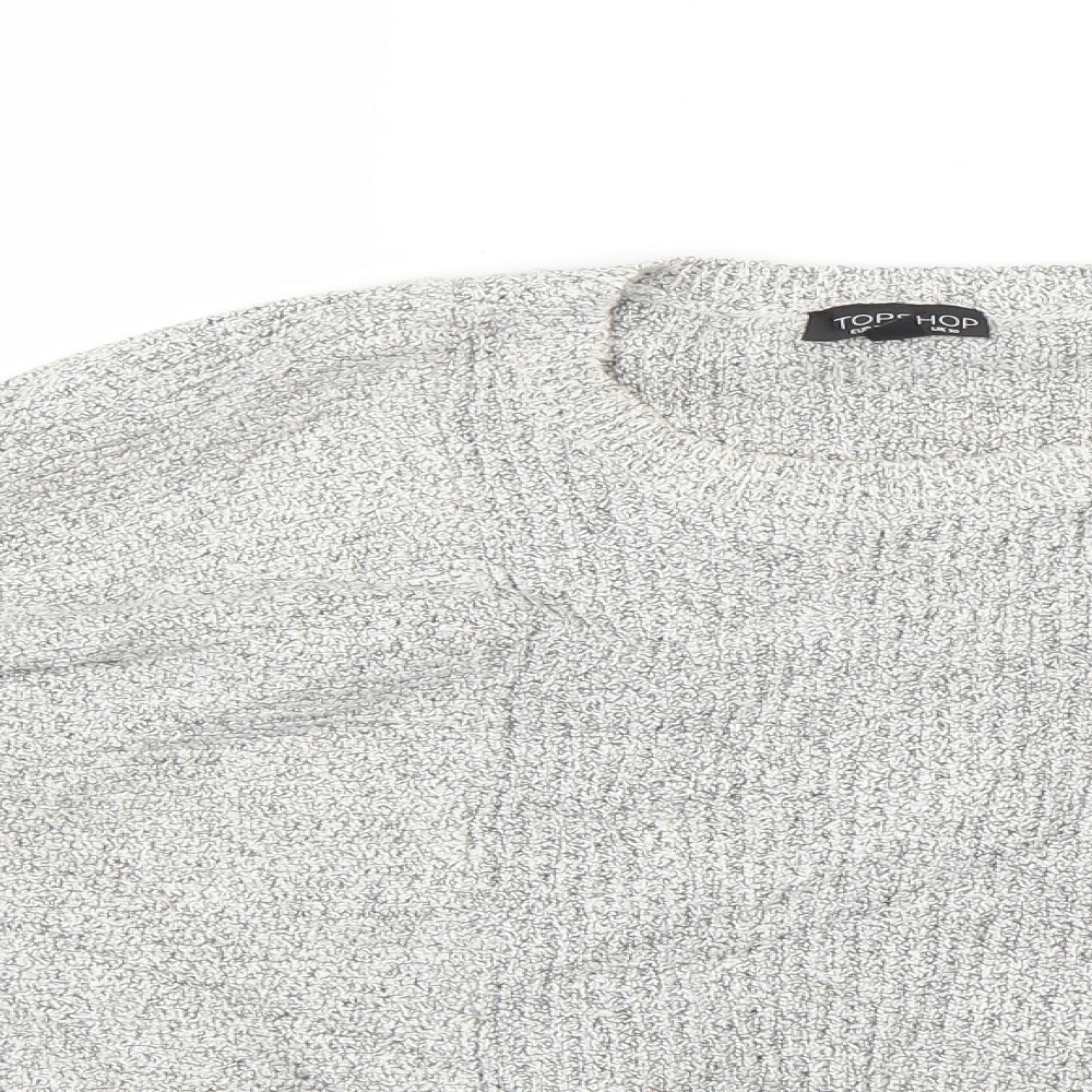 Topshop Womens Grey   Pullover Jumper Size 10