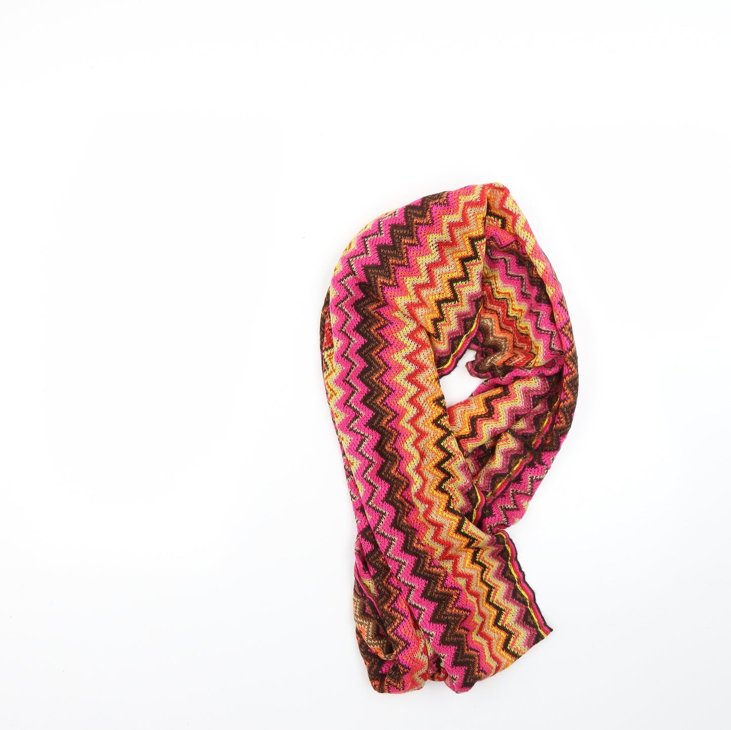 Preworn Womens Multicoloured Geometric   Scarf