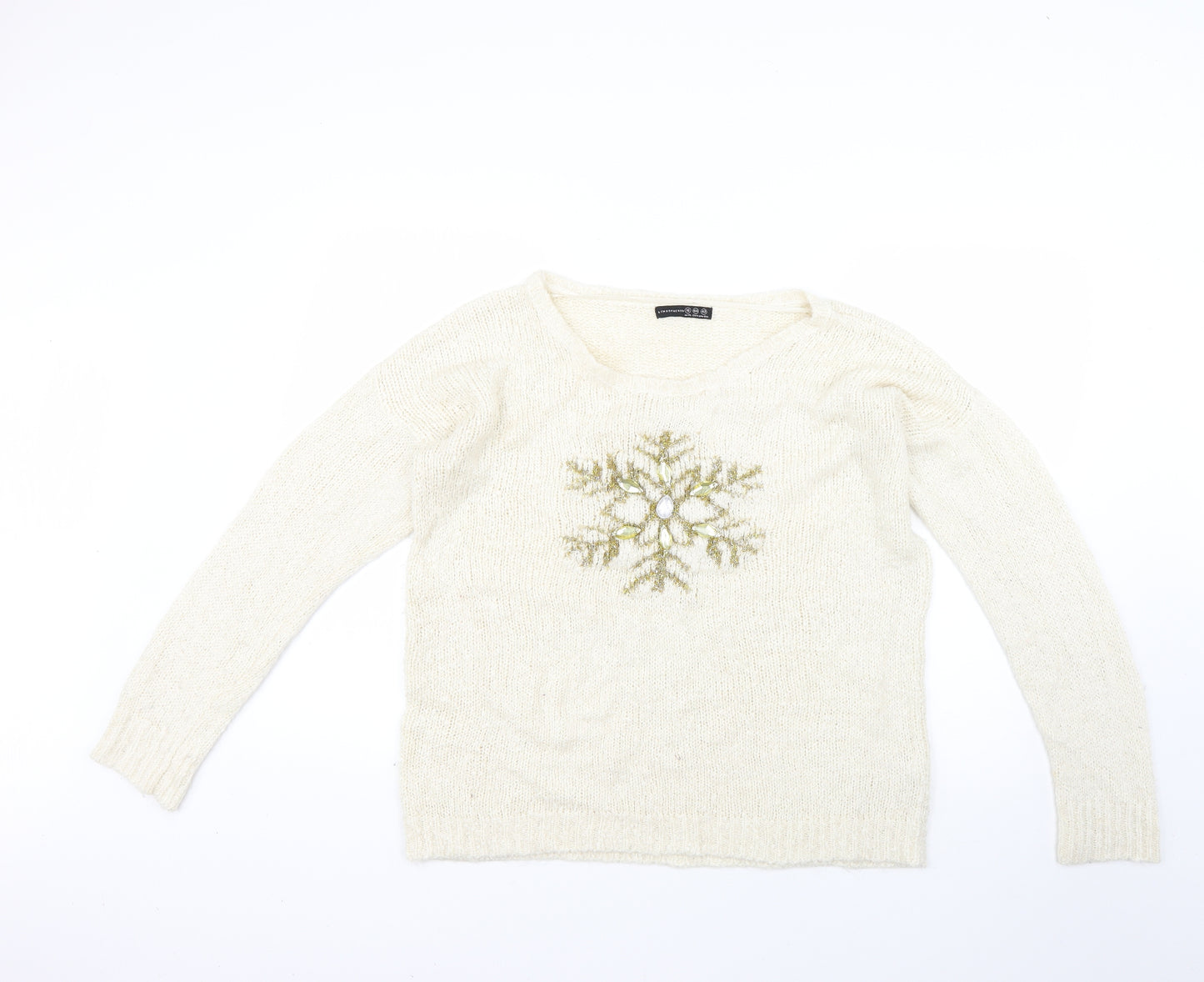 Atmosphere Womens Beige   Pullover Jumper Size 16