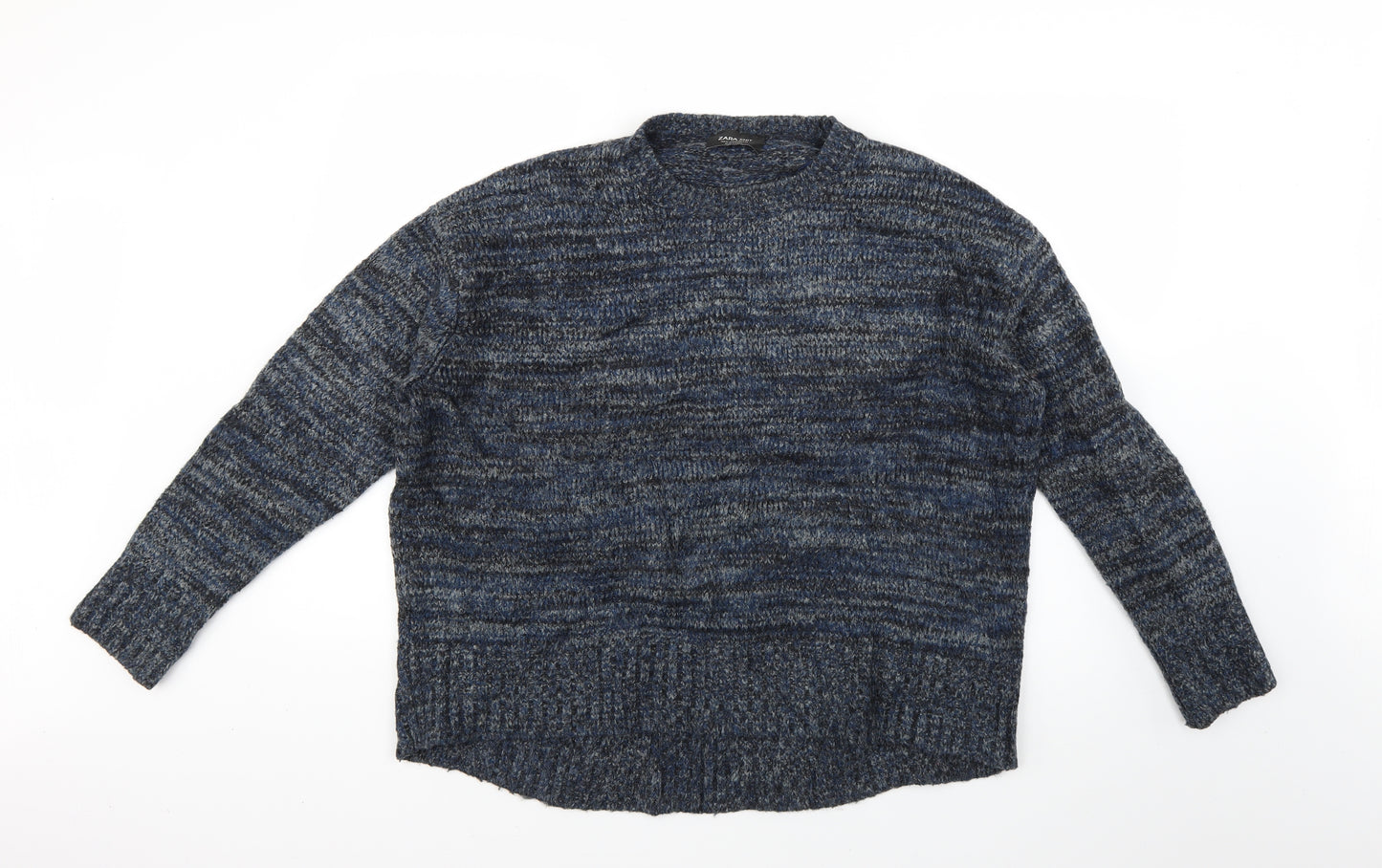 Zara Mens Blue   Pullover Jumper Size M