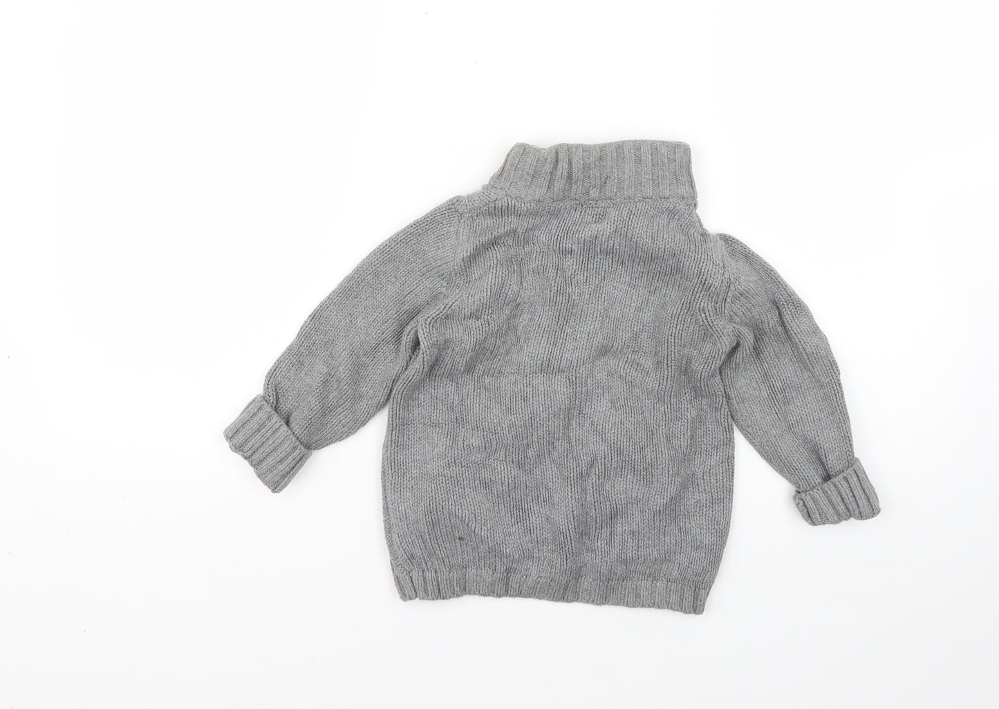 Gap Boys Grey   Cardigan Jumper Size 3 Years