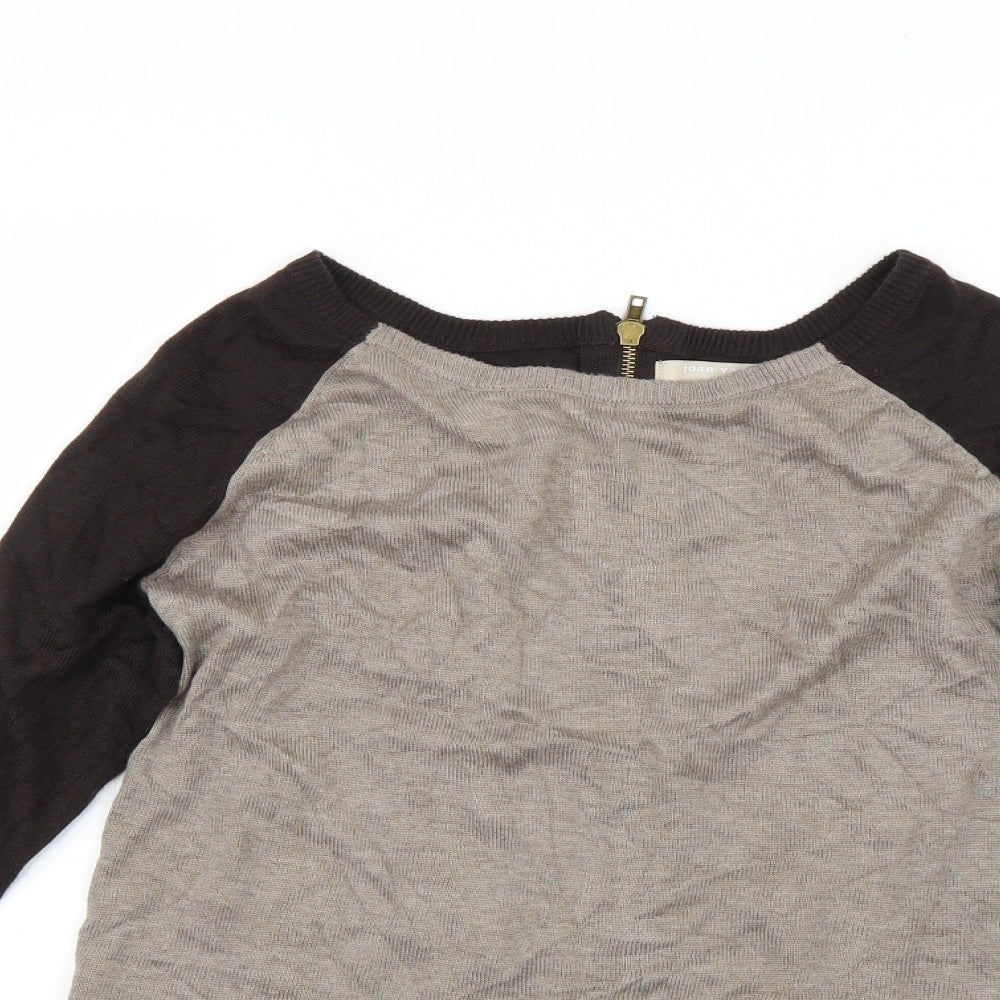 joan vasa Womens Brown   Pullover Jumper Size M