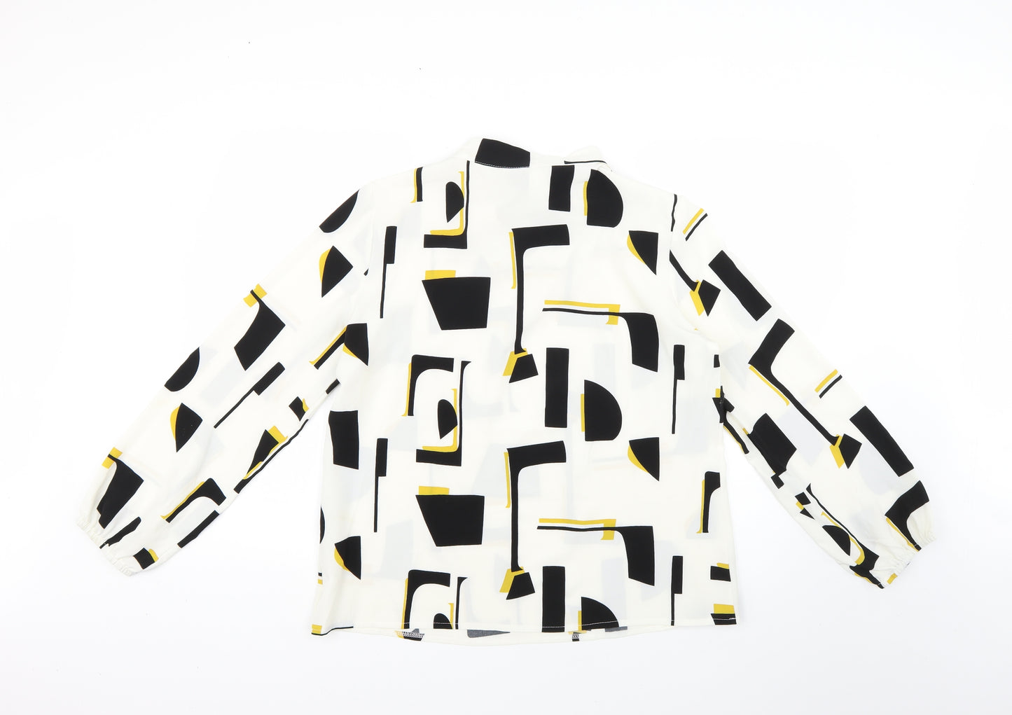 Preworn Womens Multicoloured Geometric  Basic Blouse Size XL
