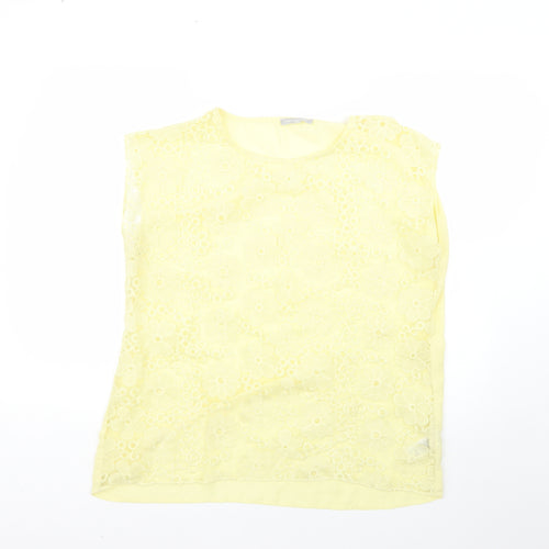 redherring Womens Yellow   Basic Blouse Size 16