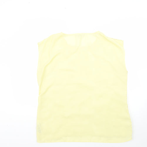 redherring Womens Yellow   Basic Blouse Size 16