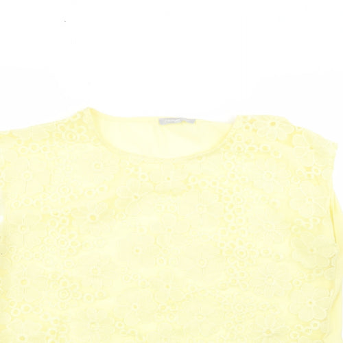 redherring Womens Yellow   Basic Blouse Size 16