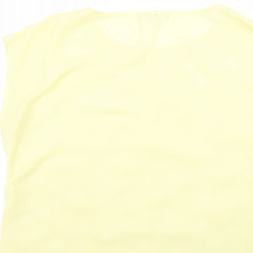 redherring Womens Yellow   Basic Blouse Size 16