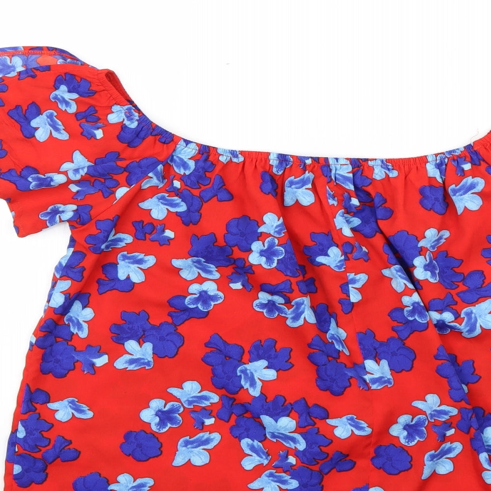 Primark Womens Multicoloured Floral  Basic Blouse Size 16