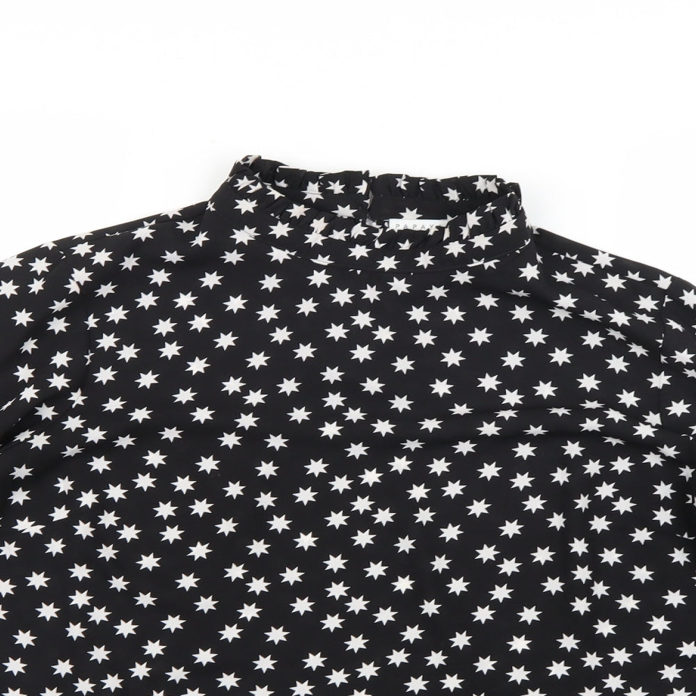 Matalan Womens Black Polka Dot  Basic Blouse Size 14
