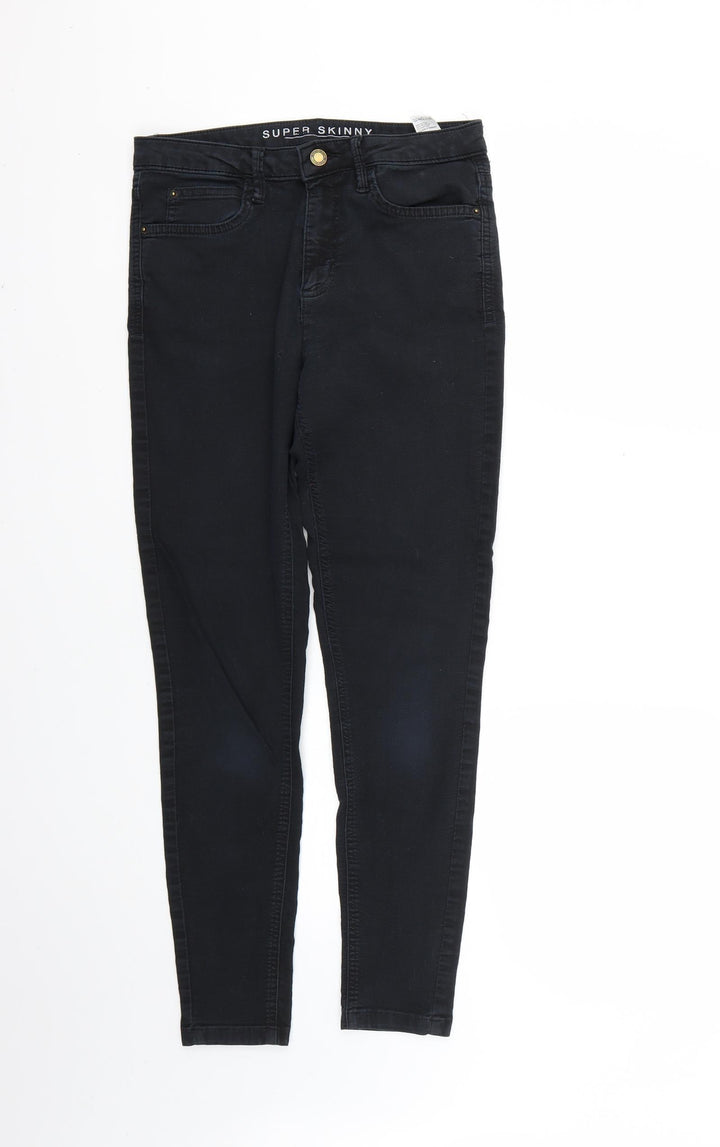 Marks and Spencer Womens Black   Skinny Jeans Size 10 L26 in
