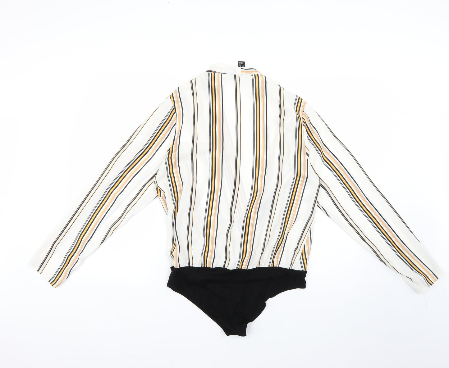New Look Womens Multicoloured Striped  Basic Blouse Size 14