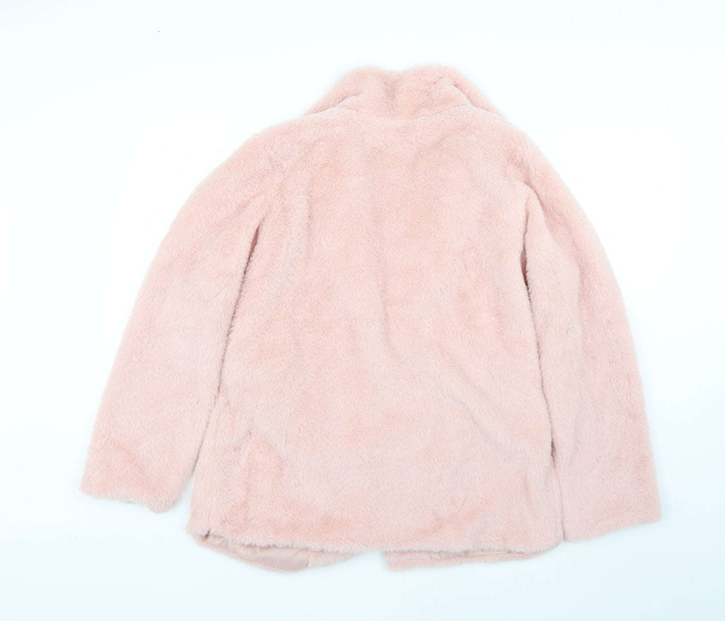 Preworn Womens Pink   Overcoat Coat Size 2XL