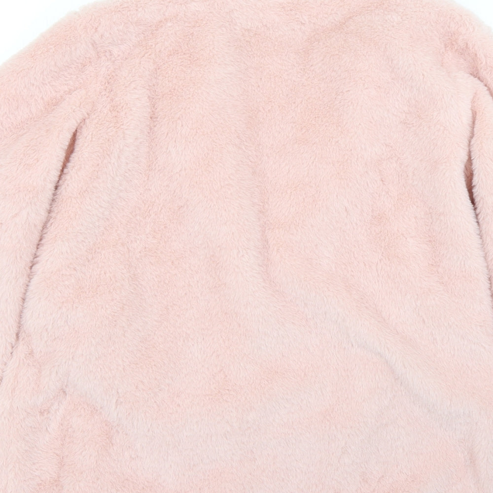 Preworn Womens Pink   Overcoat Coat Size 2XL