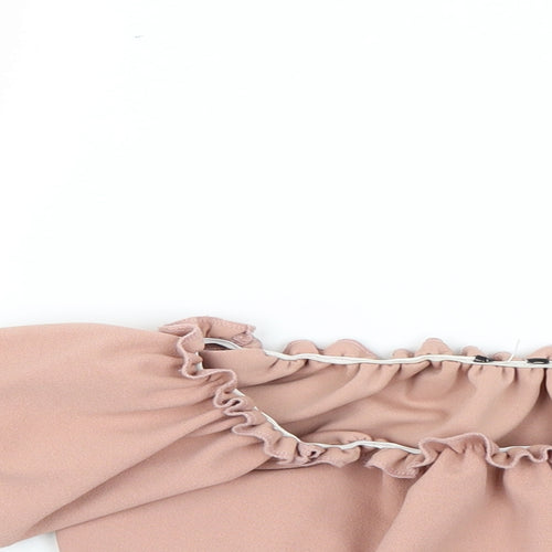 New Look Womens Pink   Basic Blouse Size 8