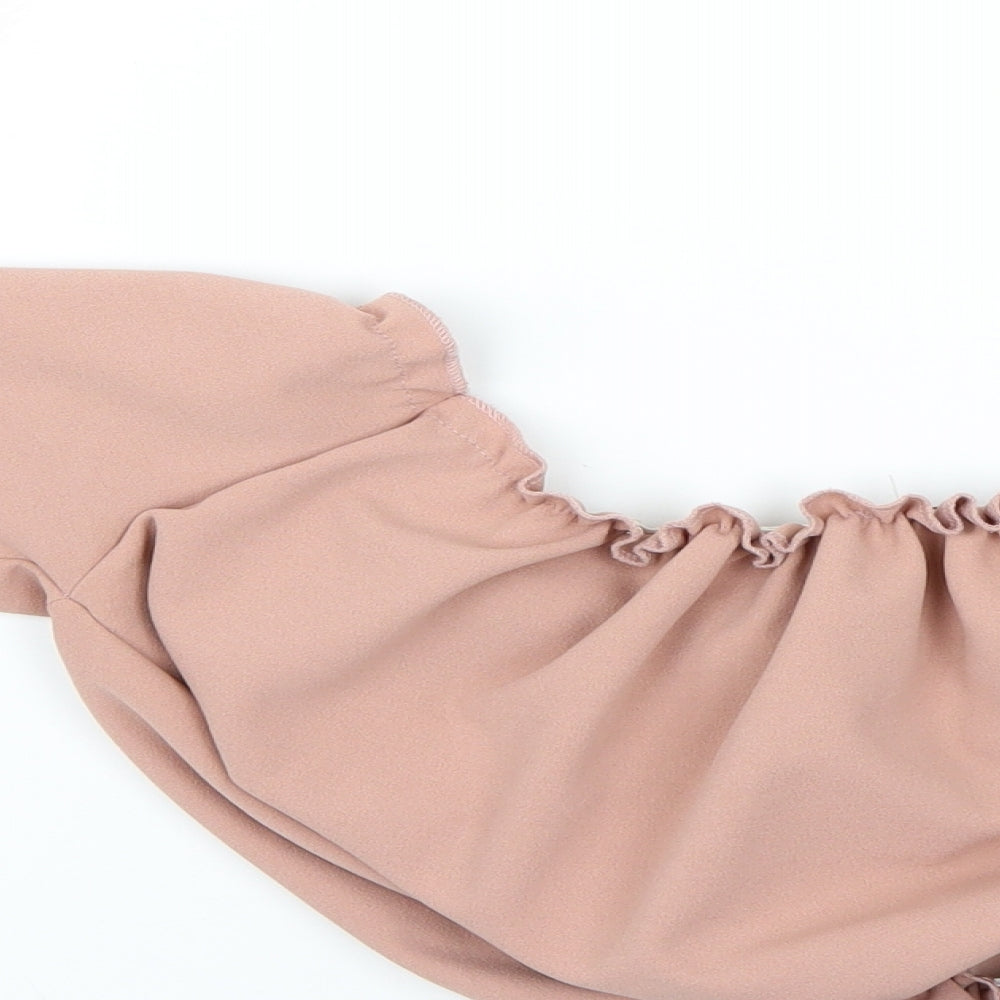 New Look Womens Pink   Basic Blouse Size 8