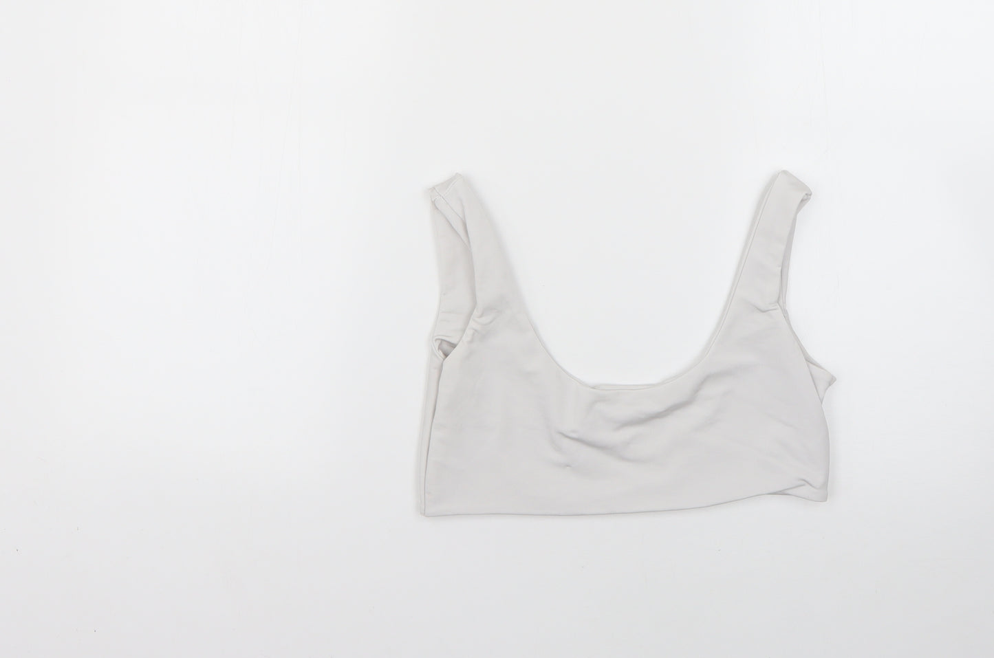 PRETTYLITTLETHING Womens Grey   Basic Blouse Size 10