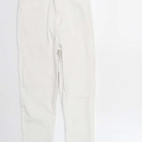 Topshop Womens White   Skinny Jeans Size 30 L25 in