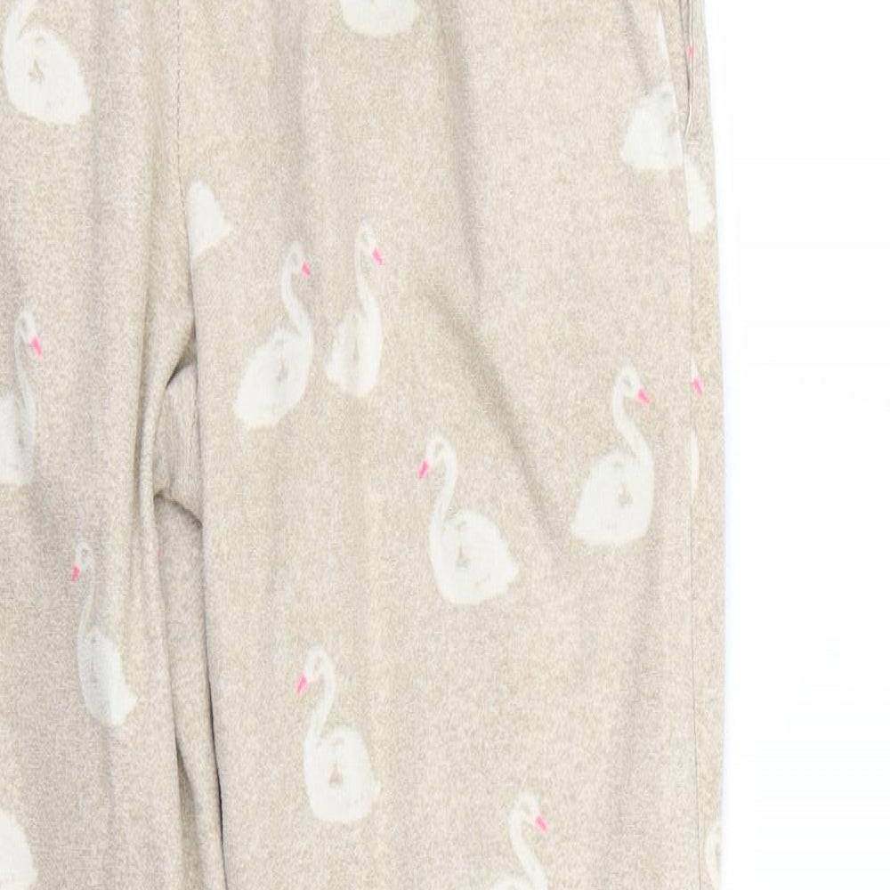 NEXT Womens Beige Geometric   Pyjama Pants Size S