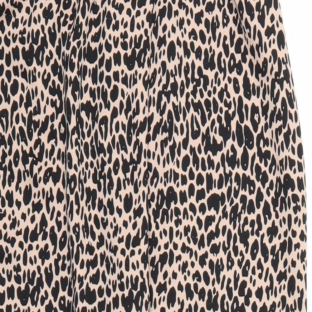 Nasty Gal Womens Multicoloured Animal Print  Trousers  Size 10 L26 in