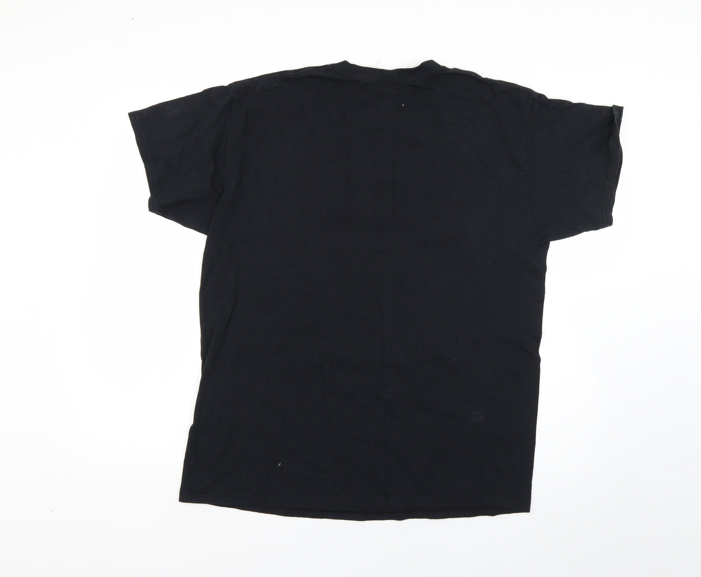 Gildan Mens Black    T-Shirt Size XL