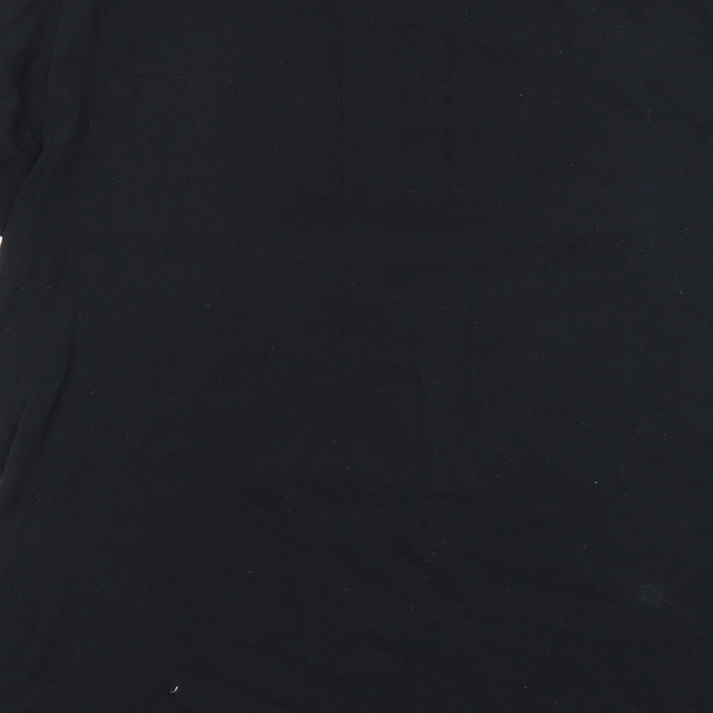 Gildan Mens Black    T-Shirt Size XL