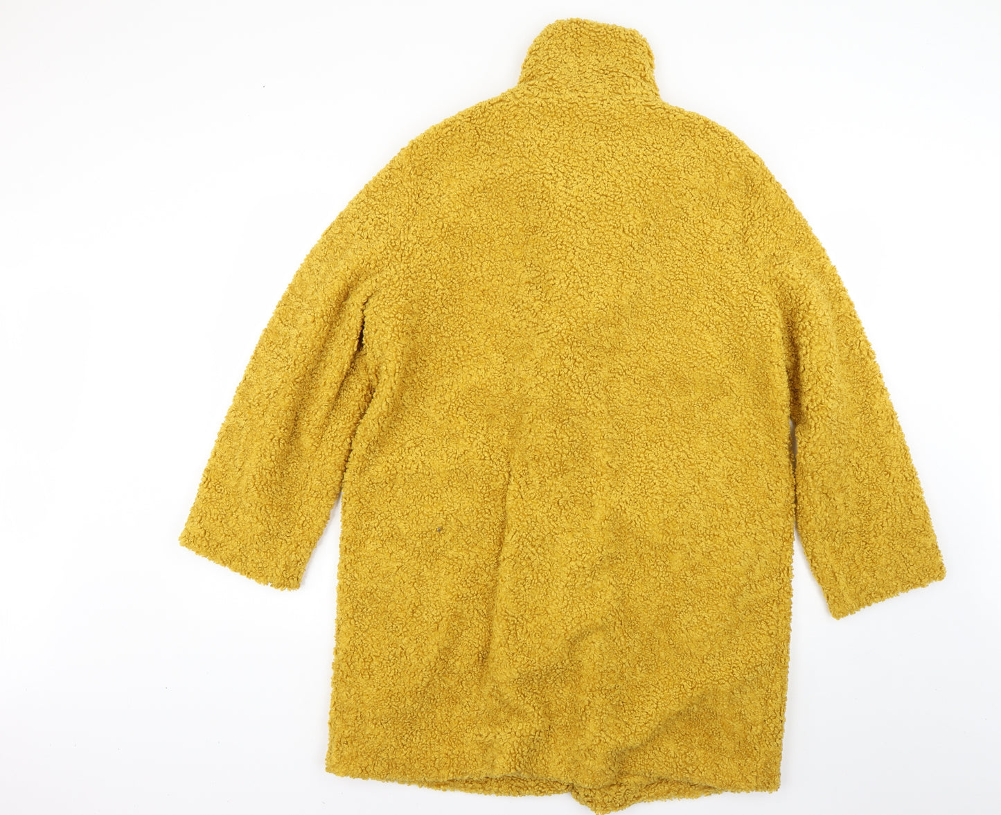 F&F Womens Yellow   Overcoat Coat Size 10