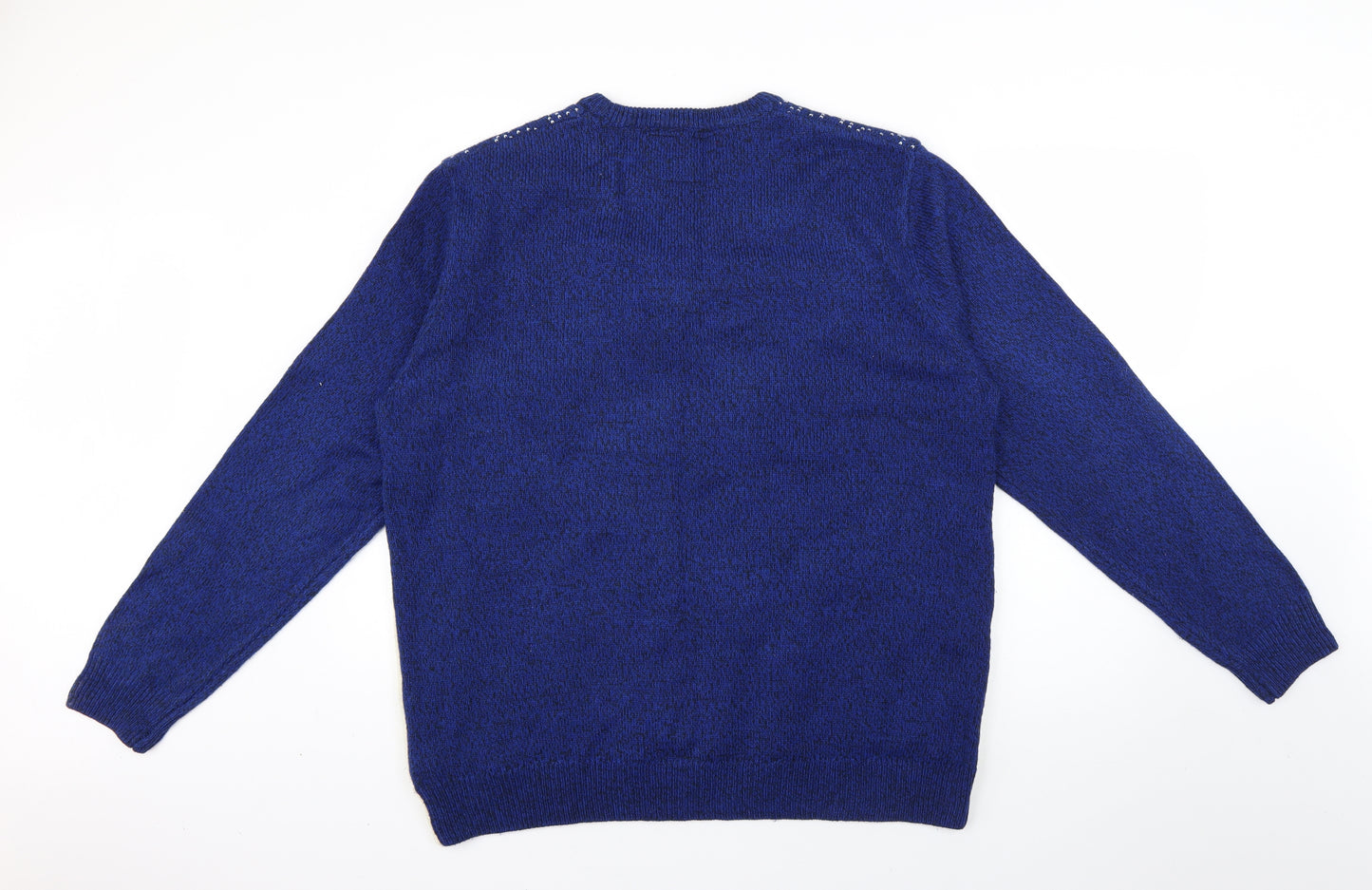 F&F Mens Multicoloured Geometric  Pullover Jumper Size XL