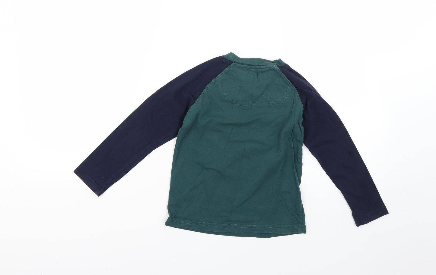 Joules Boys Blue Geometric  Basic T-Shirt Size 4 Years