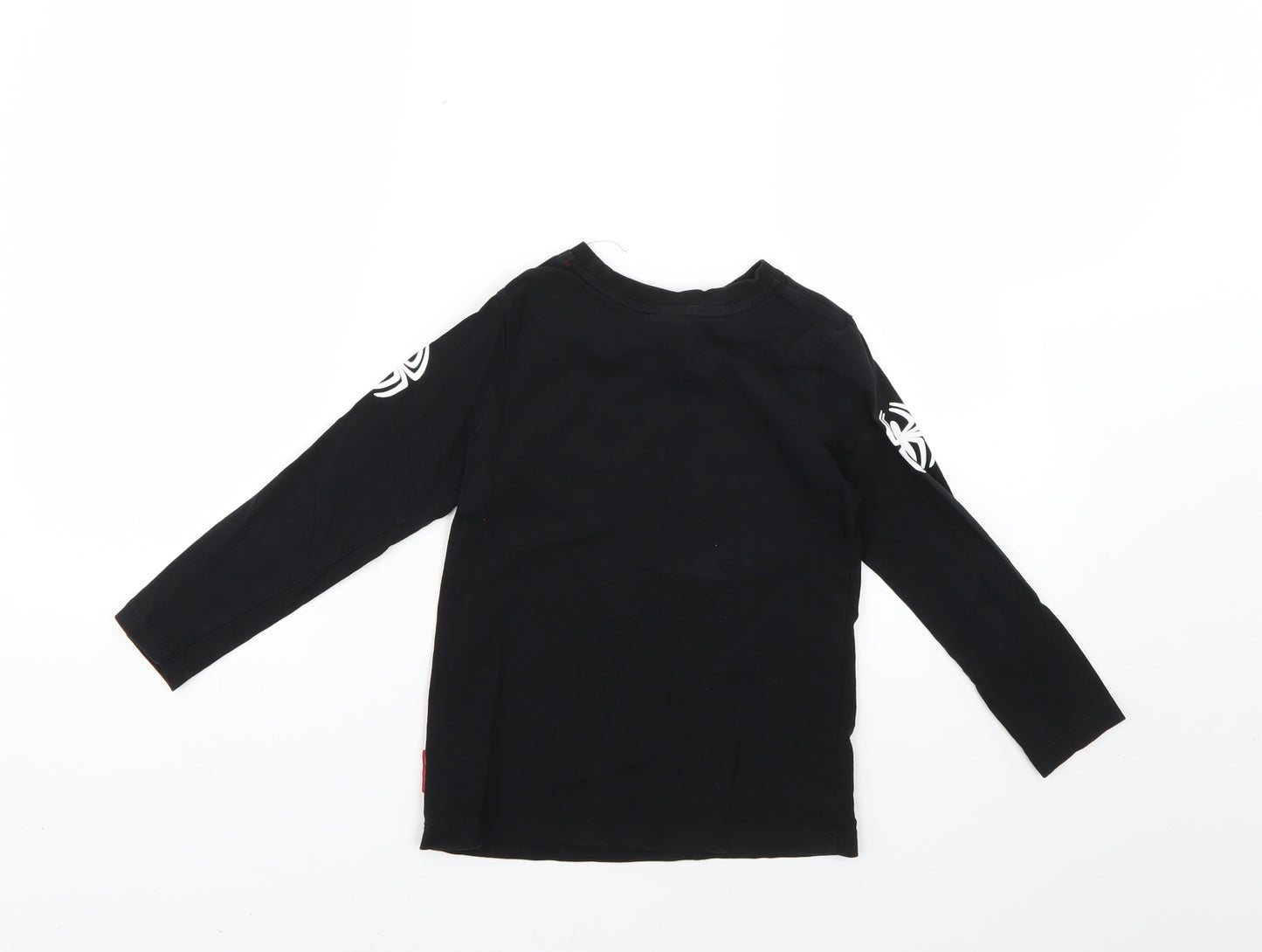 George Boys Black Geometric  Basic T-Shirt Size 5-6 Years