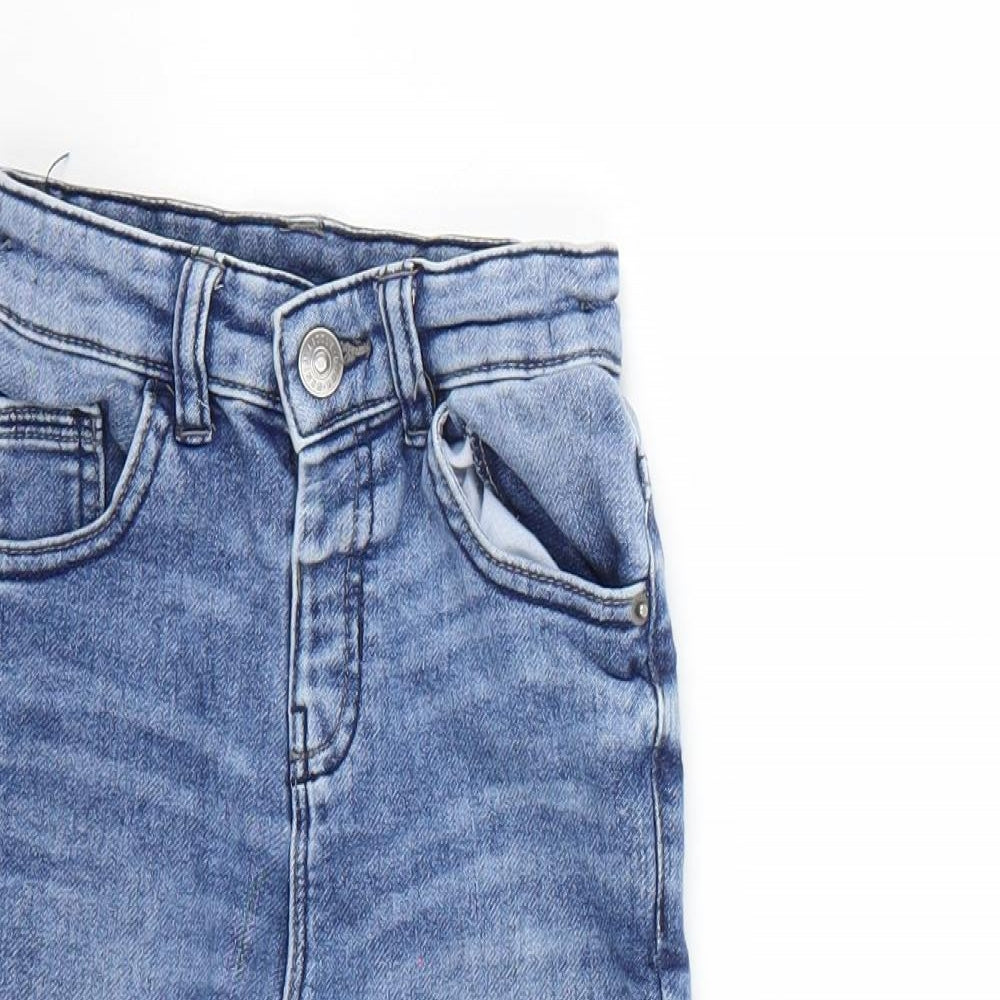 George Girls Blue   Straight Jeans Size 4-5 Years