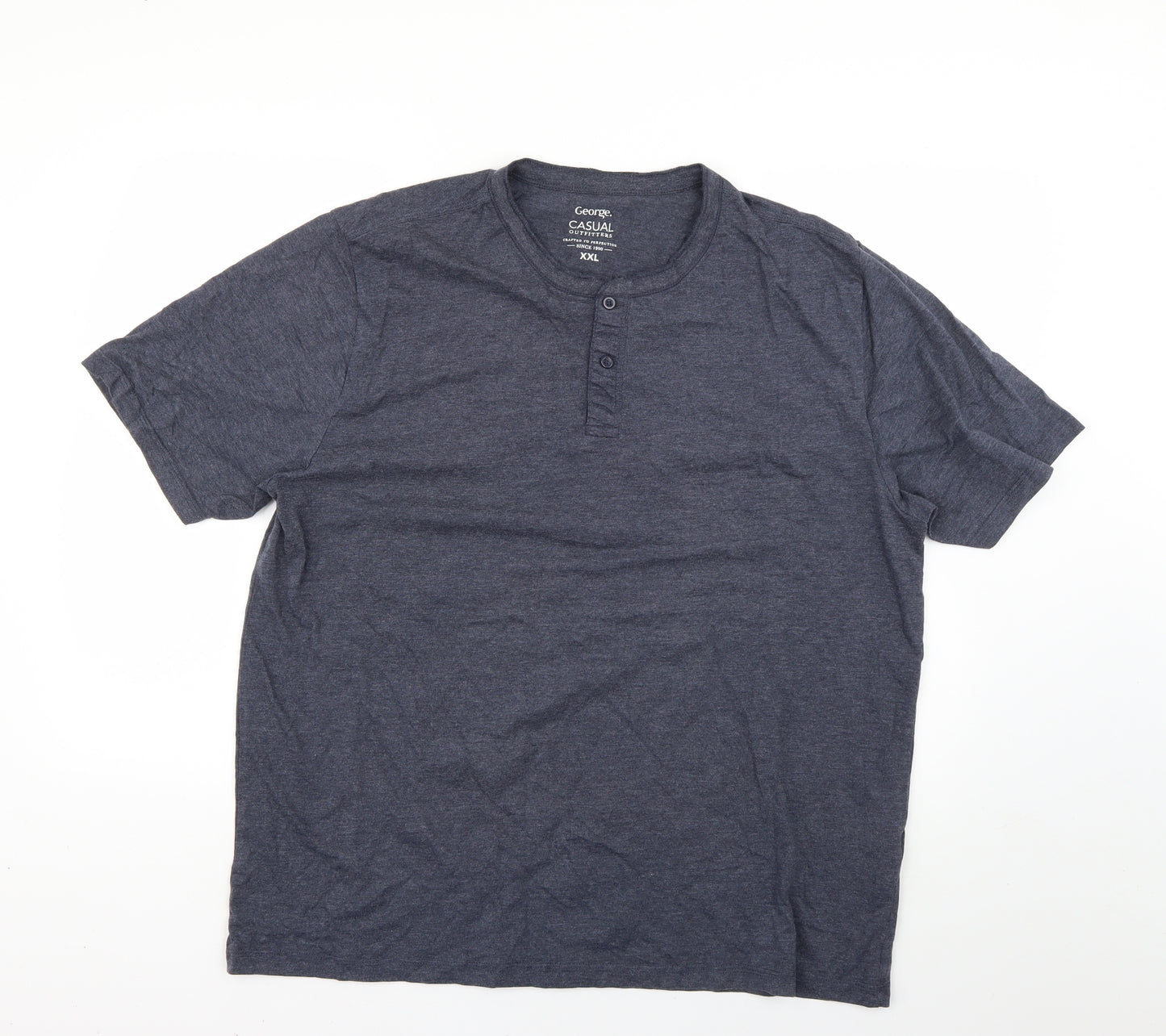 George Mens Blue    T-Shirt Size 2XL