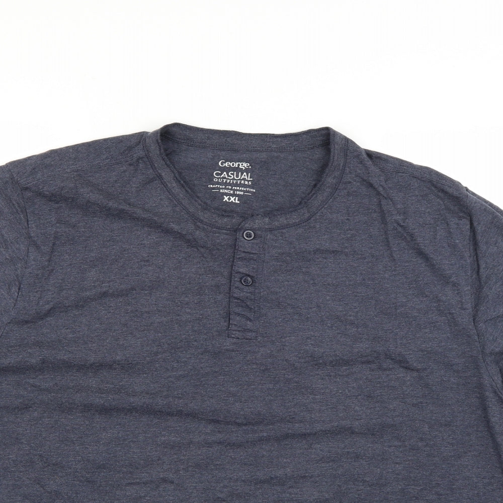 George Mens Blue    T-Shirt Size 2XL