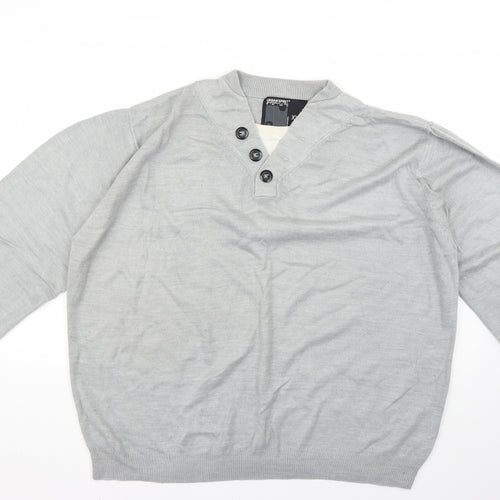 urban spirit Mens Grey   Pullover Jumper Size 2XL
