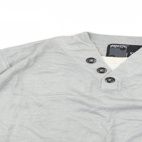 urban spirit Mens Grey   Pullover Jumper Size 2XL